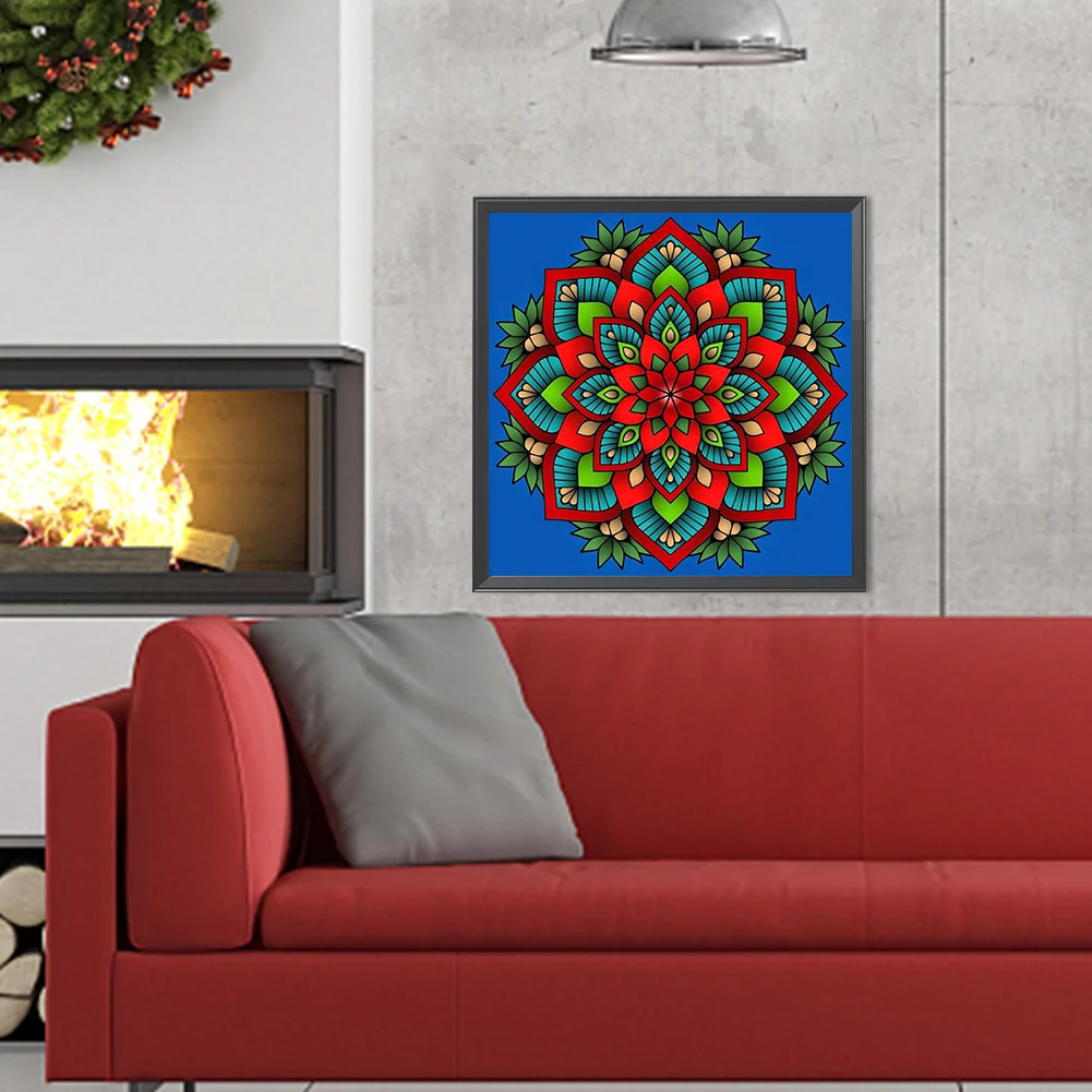 Diamond Painting - Full Round Drill - Mandala(Canvas|40*40cm)