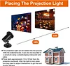 Outdoor Waterproof LED Santa Claus Projector Light with Base for Christmas