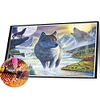 Diamond Painting-DIY Full Round Drill Wolf
