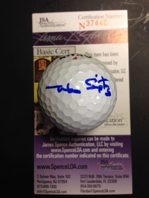 Mark Spitz Olympic Swimmer and Gold Medal Winner Signed Golf Ball with JSA