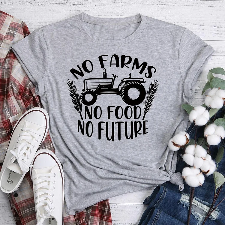 ANB - No Farmers No Food No Future Retro Tee-05316