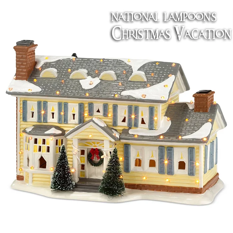 🏠 Collector's Edition-National Lampoon's Christmas Vacation Lighted Building