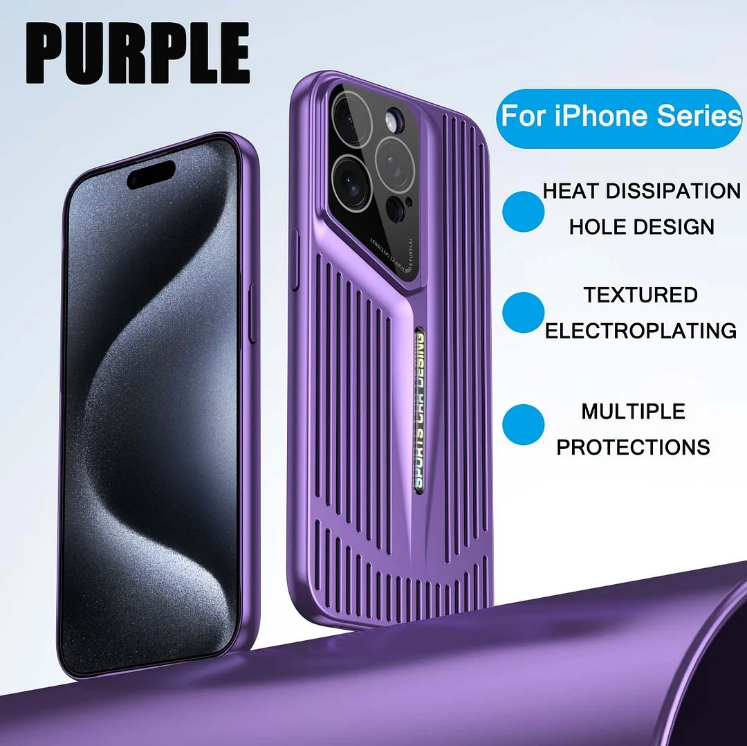 IPHONE14/15 series hollow heat dissipation breathable mobile phone case
