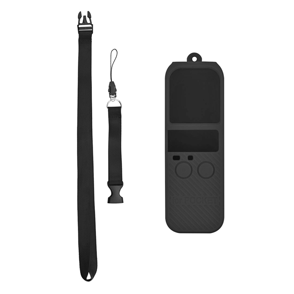 

Silicone Protective Case with Lanyard for DJI Osmo Pocket Gimbal Camera, Red, 501 Original