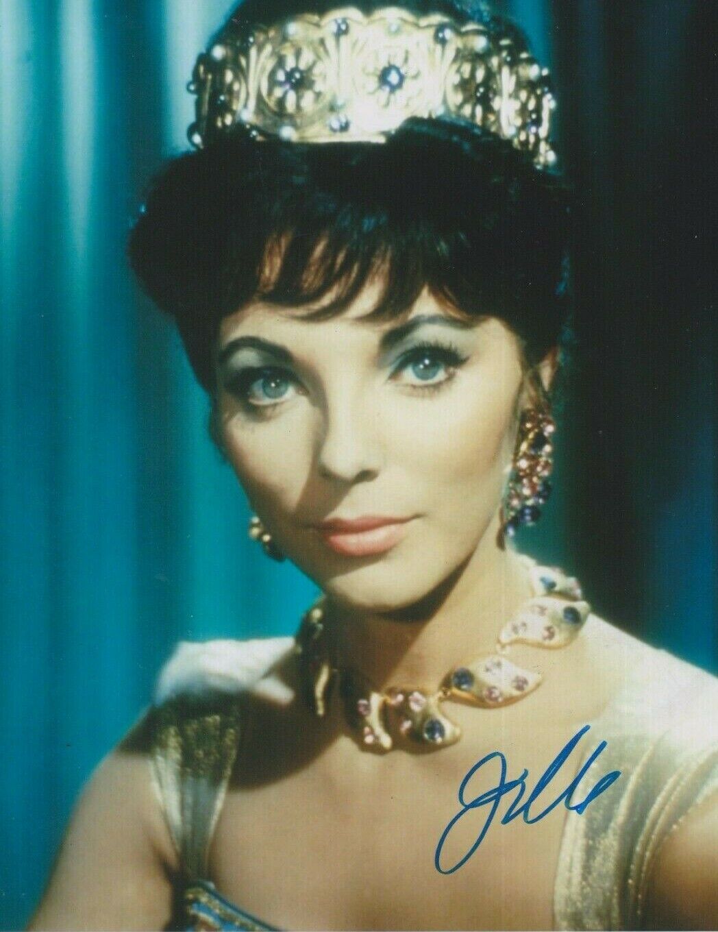 Joan Collins **HAND SIGNED** 10x8 Photo Poster painting ~ AUTOGRAPHED ~ Dynasty