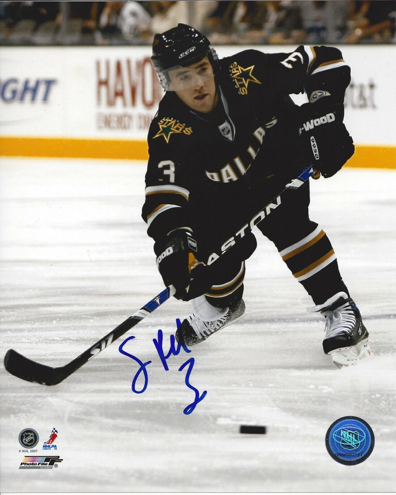 Stephan Robidas Autographed 8x10 Dallas StarsA542