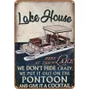 Lake house - Metal Tin Signs(8*12Inch/12*16Inch)