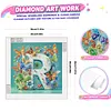 Butterfly Flower R 5D Partial Drill DIY Diamond Painting Kit 30*30cm