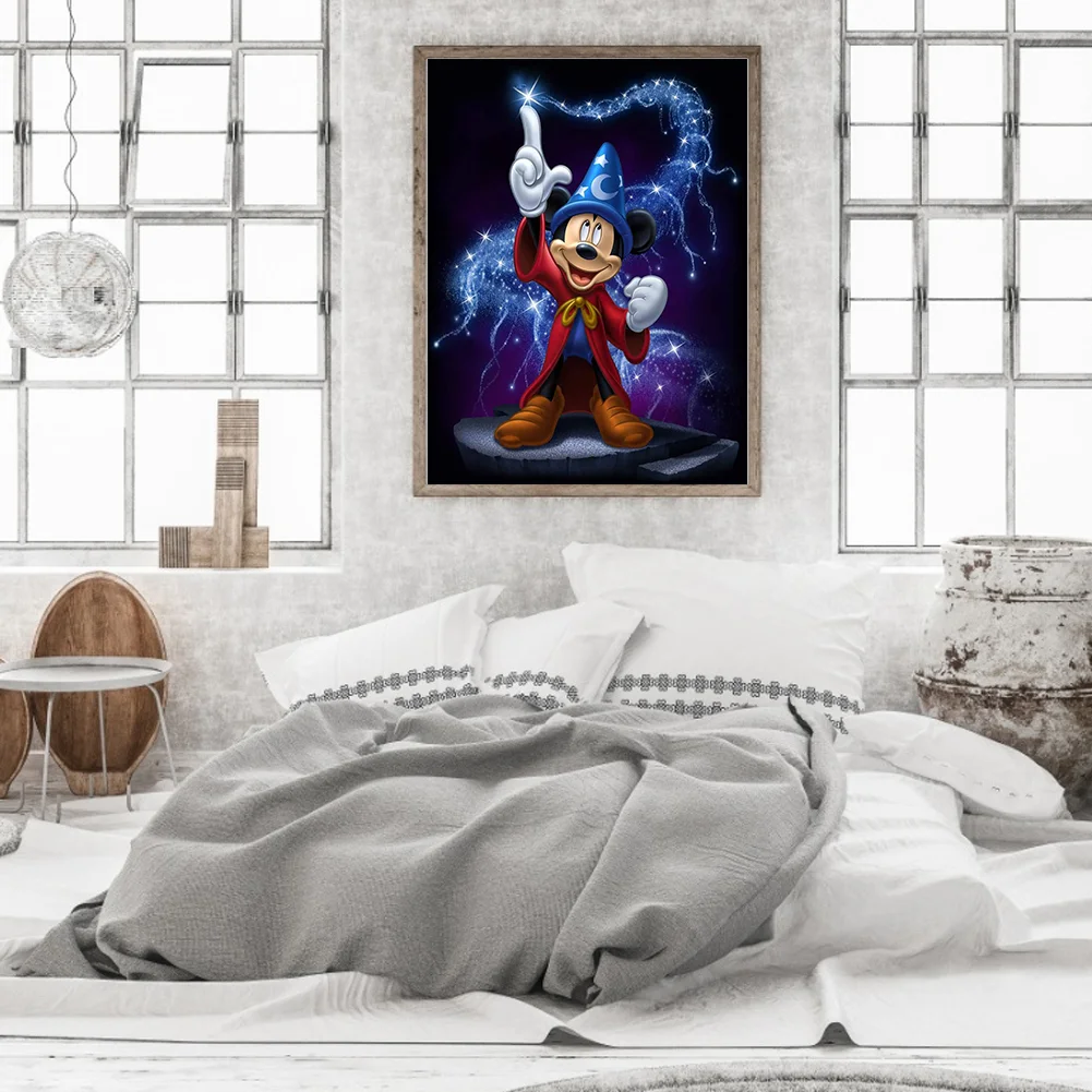 Full Round Diamond Painting 30*40cm - Magic Mickey