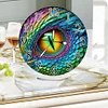 Dragon Eye Acrylic DIY Diamond Painting Clock Kit 5D Diamond Art Clock