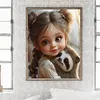 Diamond Painting-DIY Full Round Drill Cute Doll