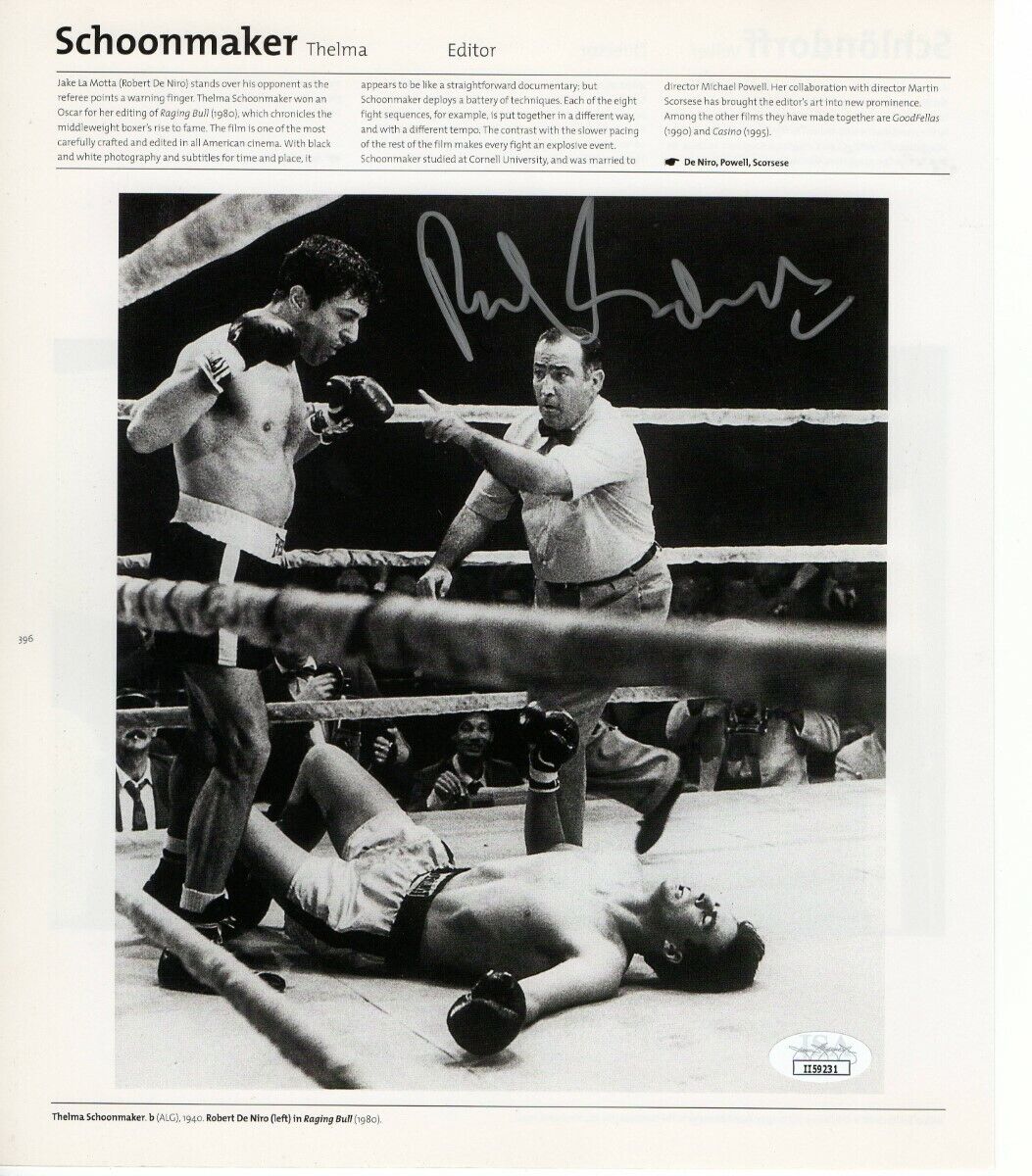 Paul Schrader Signed Autographed Book Page Photo Poster painting Raging Bull JSA II59231