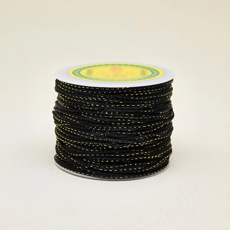 1 Roll/Package Nylon Gold Wire Cord String Wire Diameter: 1.5mm Jewelry Accessories Rope