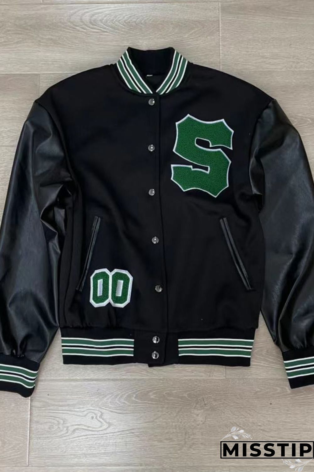 Apricot Fashion Casual Patchwork Embroidered O Neck Outerwear