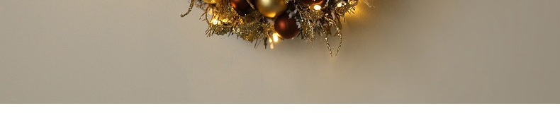 Tegooe Deluxe Faux Pine Christmas Wreath Collection - Door Wall Decor