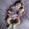 20" Reborn Cloth Body Girl Cute Truly Handmade Reborn Doll Blika with Heartbeat💖 & Sound🔊 - RBBI-Myrebornbabydoll&reg; Myrebornbabydoll&reg;