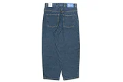 Standawon school outfits Hip Hop Polar Big Boy Jeans Y2K Pants Sweatpant Cartoon Retro Blue Baggy Jeans Embroidery Men Women Fashion Casual Wide Trouser
