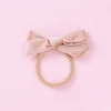Gentle Velvet Bowknot Hair Head Bands for Babies