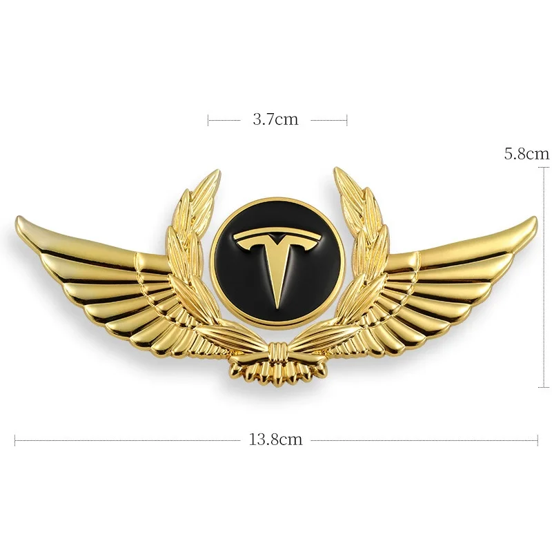 3D car metal badge decorative side label (customized car logo)
