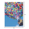 Balloon House  - Partial Round Diamond Painting