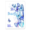 50 Pages A5 DIY Special Shaped Diamond Painting Diary Notebook Kit(Classic Butterfly)