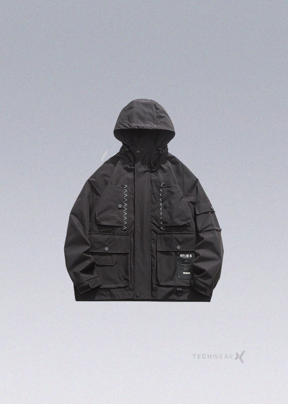 Dark Windproof Jacket Techwear - X techwear-x