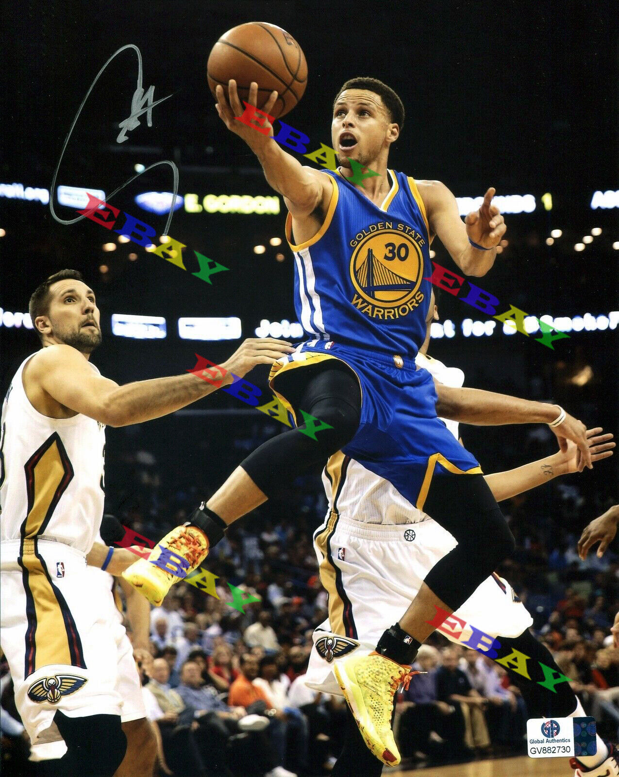 Steph Curry Golden State Warriors Signed 8x10 Autographed Photo Poster painting Reprint