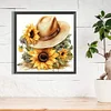 Diamond Painting-DIY Full Round Drill Sunflower Hat(40*40 CM)