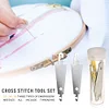 30pcs Cross Stitch Sewing Needle Threading Device DIY Tool Needle Threader