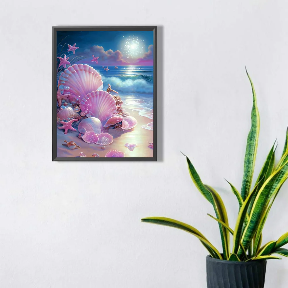 Diamond Painting - Full Round Drill - Beach(30*40cm)