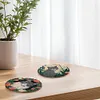 Un ensemble (8pcs) chat en bois - 5d bricolage artisanat sous-verres