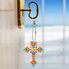 【Clearance Sale】Cross-(Double-Sieded) 6Pcs DIY Specail-Shaped Diamond Painting Keychain