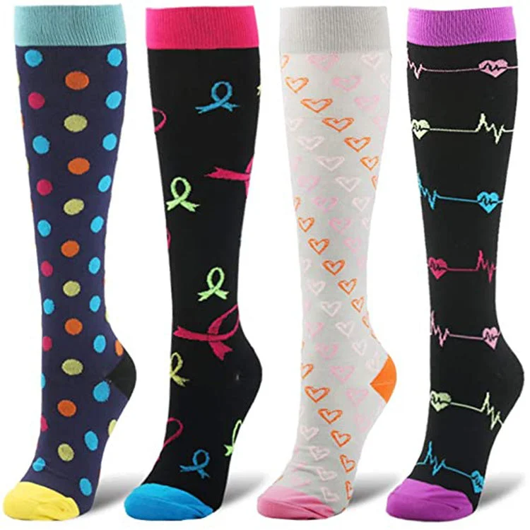 (8 PAIRS) Vanccy Best Compression Socks for Women & Men QueenFunky