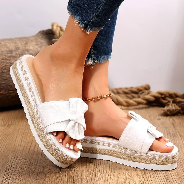 Bow Sandals  Stunahome.com