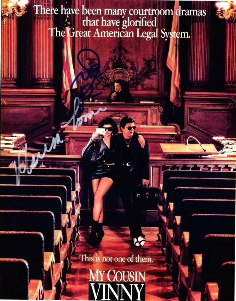 Marisa Tomei Joe Pesci Signed 11x14 Photo Poster painting Autographed Picture plus COA