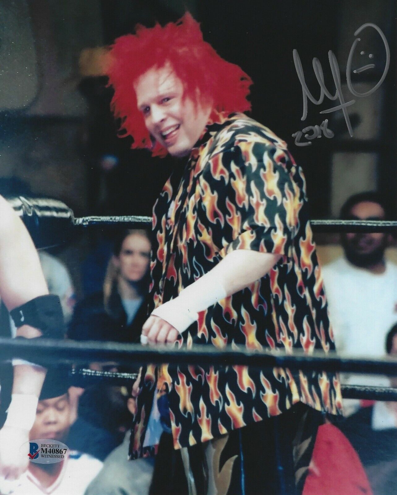 Mikey Whipwreck Signed 8x10 Photo Poster painting BAS Beckett COA WWE ECW WCW Wrestling Auto'd 1