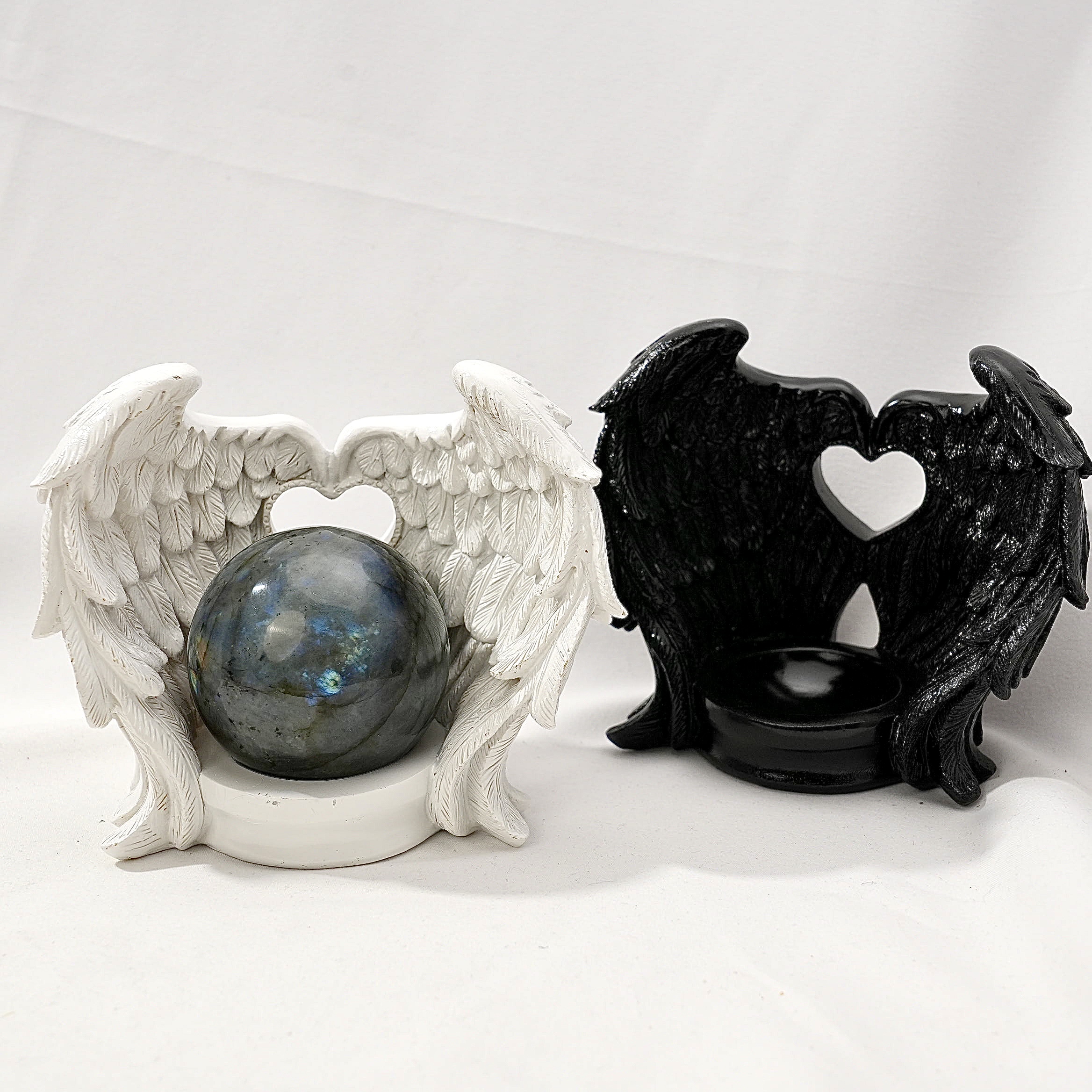 Feather Sphere HolderHelmsman Crystal