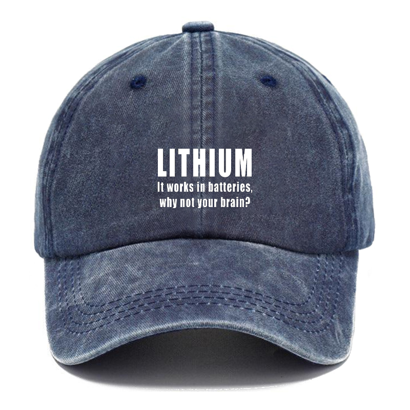 LITHIUM - Good For Batteries & Brains Hats ctolen