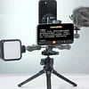 Mobile Phone Live Broadcast Subtitle Prompter Dual-Camera Live Shooting Video Broadcast Horizontal And Vertical Screen Desktop Tripod