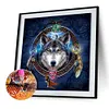 Full Round Drill Picture DIY Wolf Animal 5D Diamond Painting Wall Poster