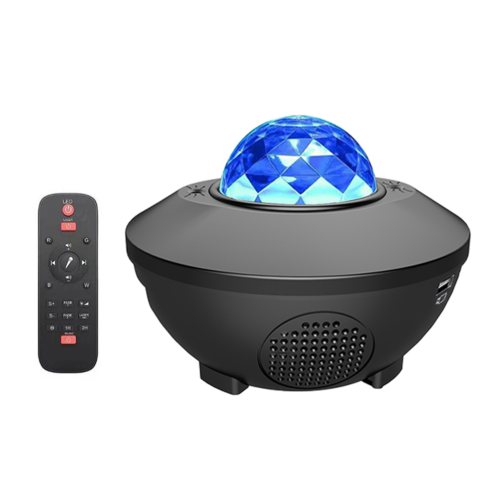 

Bluetooth USB Starry Sky Projector LED Ocean Voice Control Atmosphere Lamp, 501 Original