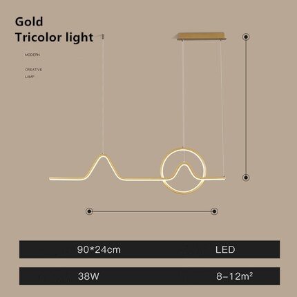 Modern Minimalism LED Pendant Lights Nordic Coffee Bar Home Decor Pendant Lamp Dinning Room Kitchen Hanging Lamp Indoor Lighting