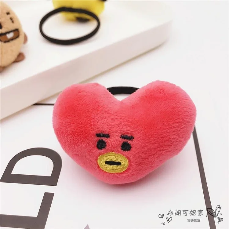 BT21 X Plush Doll Hair Ring