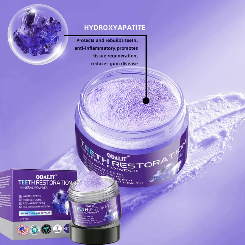 ODALIT&trade; TeethRestoration Mineral Powder🦷Obtain American Dental Association (ADA) Certification (Treats periodontitis and mouth ulcers, prevents tooth loss, and repairs gum recession）