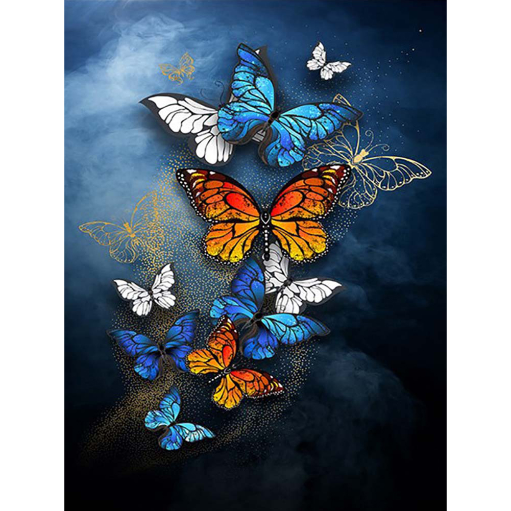 

Butterfly - 11CT Stamped Cross Stitch - 36*46CM, 501 Original