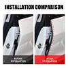 Car Door Seal Strip Kit Soundproof Rubber Auto Door Sealant for Tesla Model 3 Y