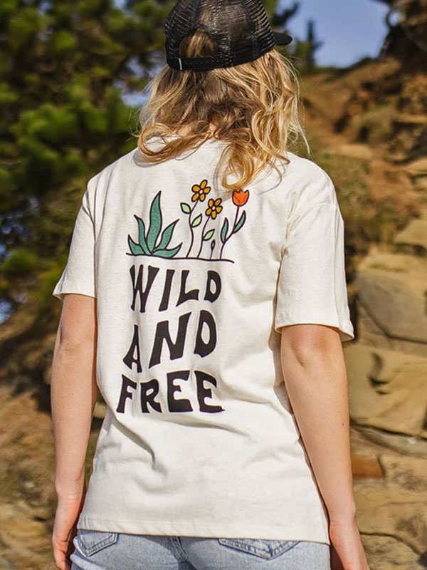 Comfortable and durable outdoor women's short sleeves 