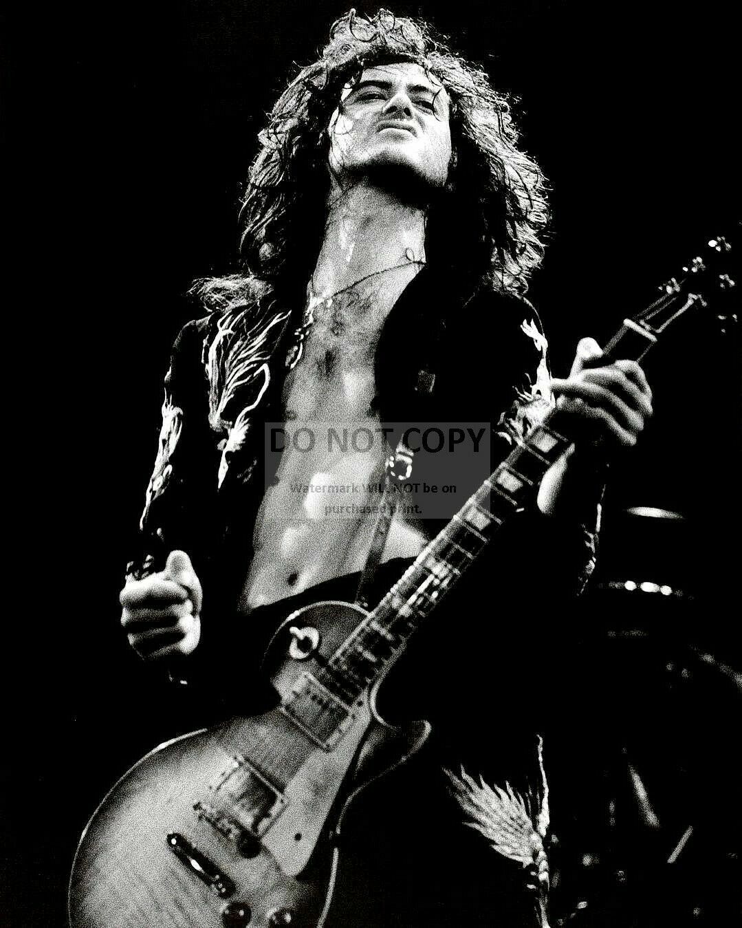 LED ZEPPELIN 16x20 Photo Poster painting - guitar god Jimmy Page!