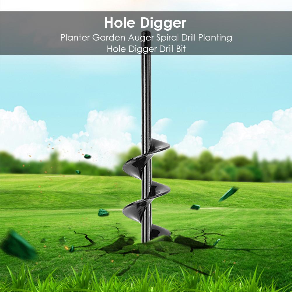 Planter Garden Auger Spiral Drill Planting Hole Digger Drill Bit (5x22cm) от Cesdeals WW