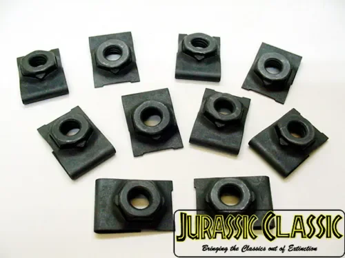Dronehint 1946-1980 Chevrolet AMC GMC 10pk 5/16"-18 J Type Floating Cage U Nuts NOS (For: GMC) Parts